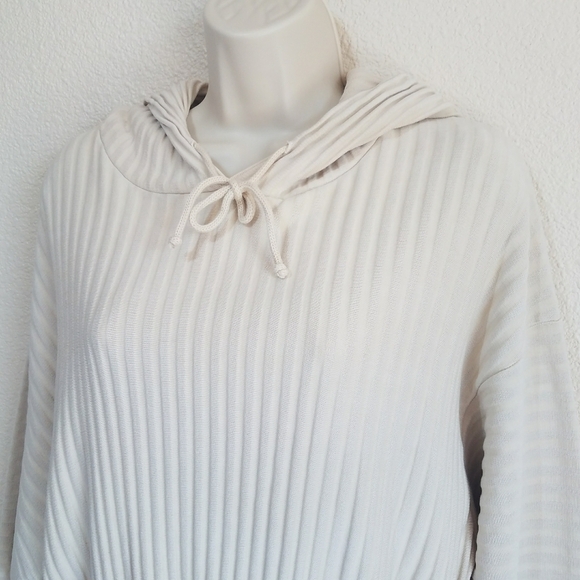 JOHN ELLIOTT RIBBED CROPPED TERRY HOODIE - Picture 6 of 11